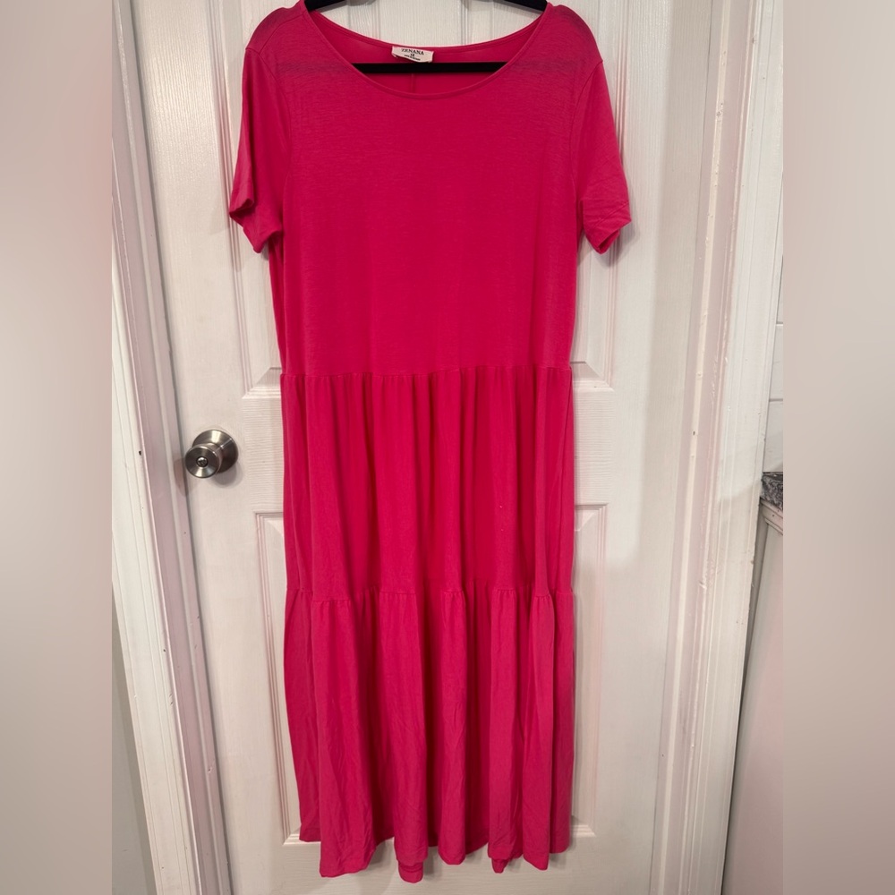 Pink maxi dress